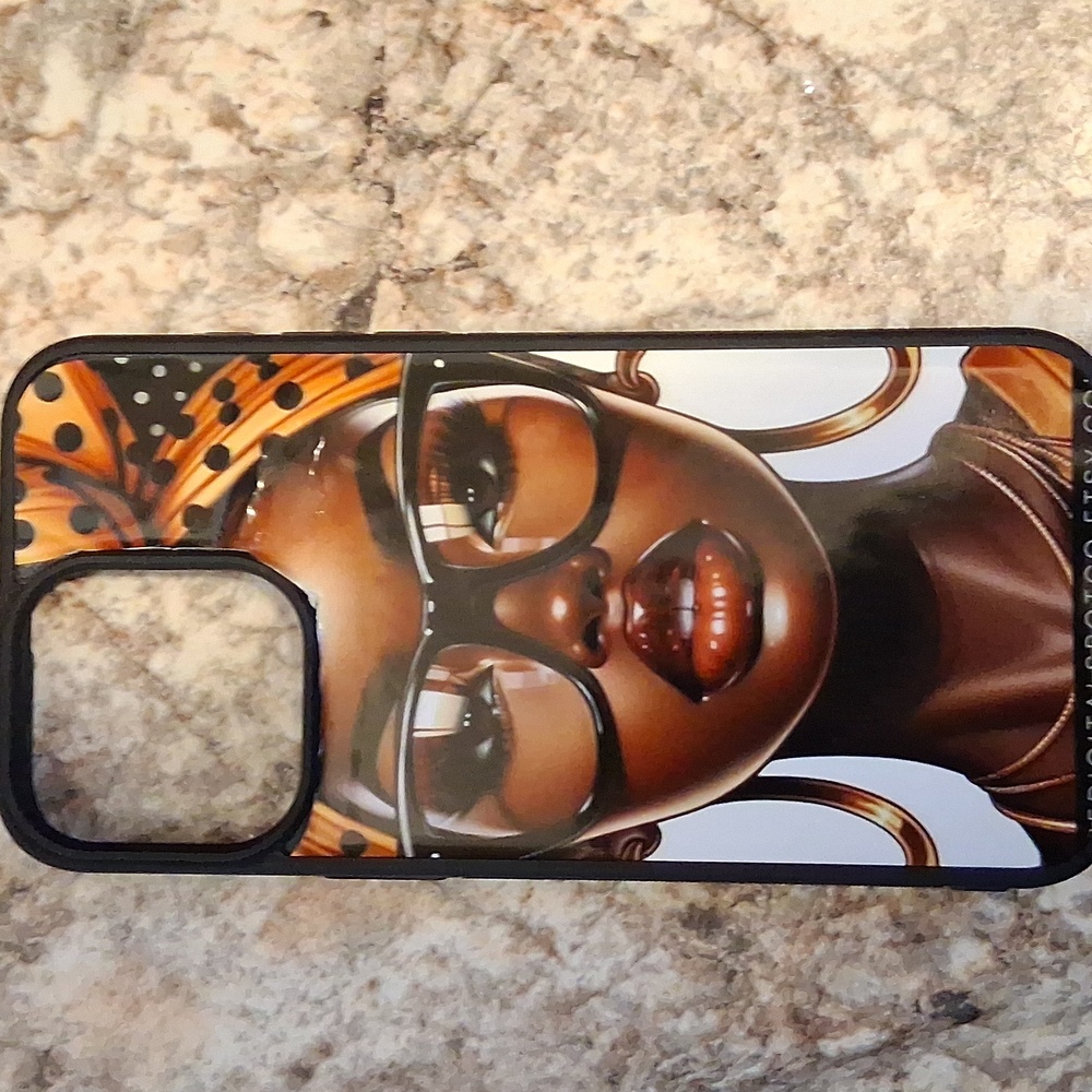 Stylish Black and Orange Phone Case